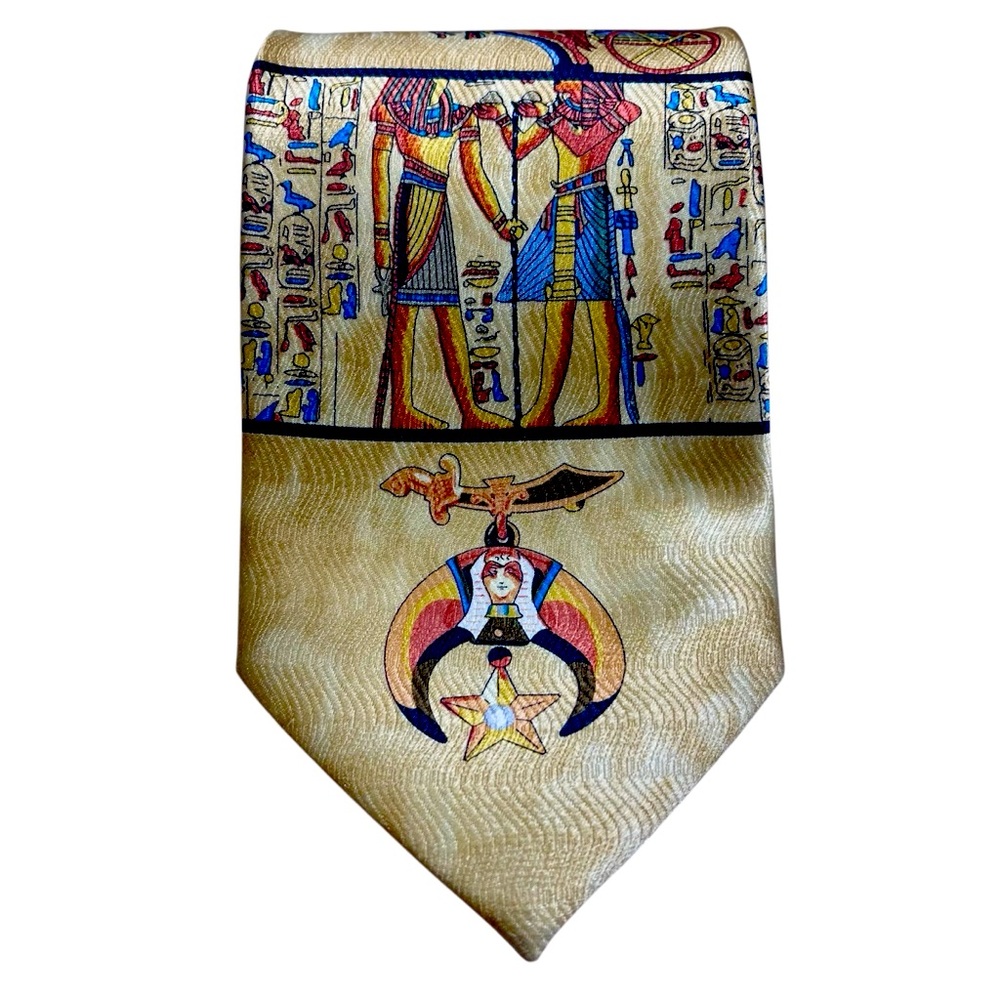 Egyptian 2008-09 Douglas Maxwell “Catch The Spirit” 100% Silk Handmade Tie